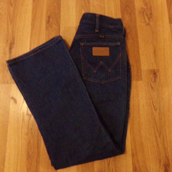 Men's Wrangler Denim Jeans 33x30'' Dark Wash - Picture 13 of 13